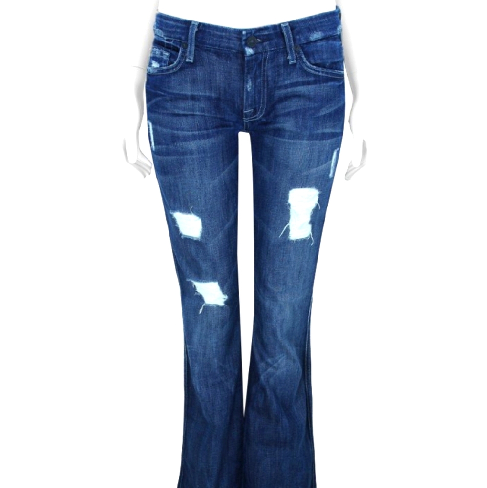 ❤️ 7 For All Mankind Destroyed Flare-Size 26